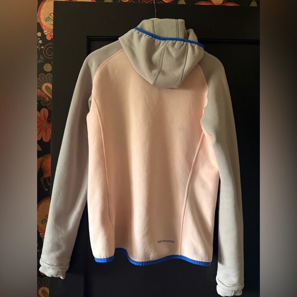 Cotopaxi Women’s Sambaya Hoodie Pink Gray Blue Fleece Outdoor Hiking Medium - Picture 3 of 8